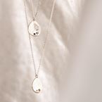 Necklace "Tribe" - 2 stones (silver 925)