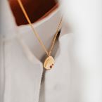 Necklace "Tribe" - 2 stones (gold plated)