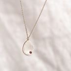 Necklace "Tribe" - 1 stone (silver 925)