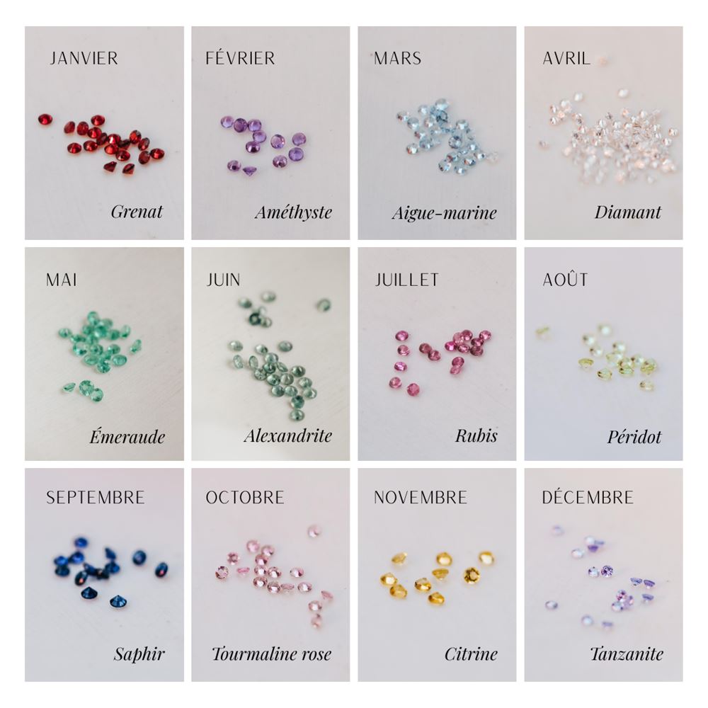 Necklace "Tribe" - 1 stone (18k gold)