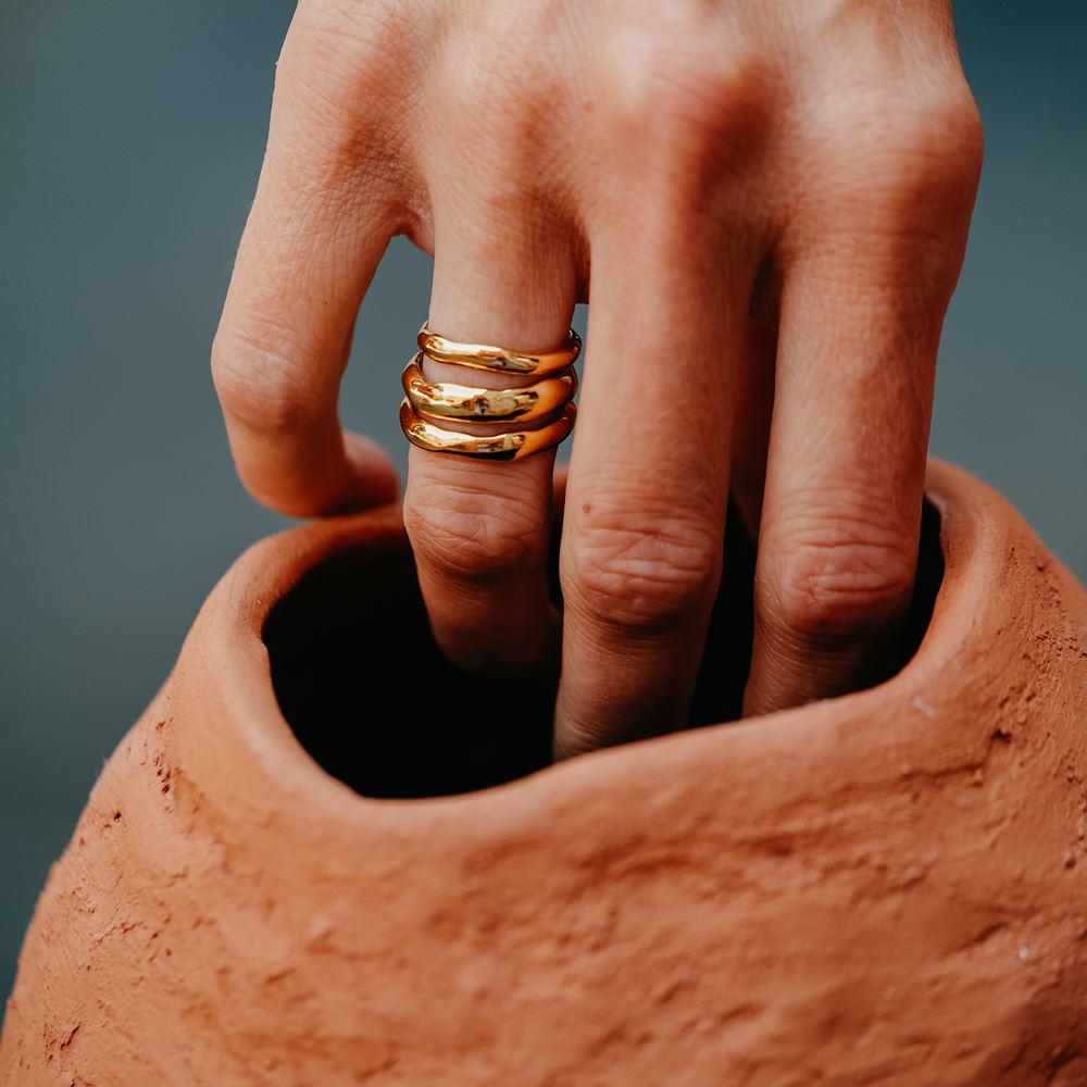 Ring Totem n°1 (gold plated)