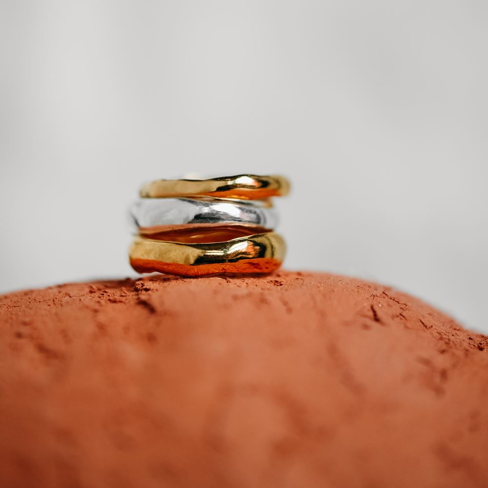 Ring Totem n°1 (gold plated)