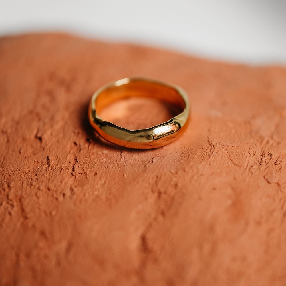 Ring Totem n°3 (gold plated)
