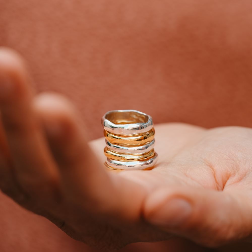 Ring Totem n°1 (gold plated)