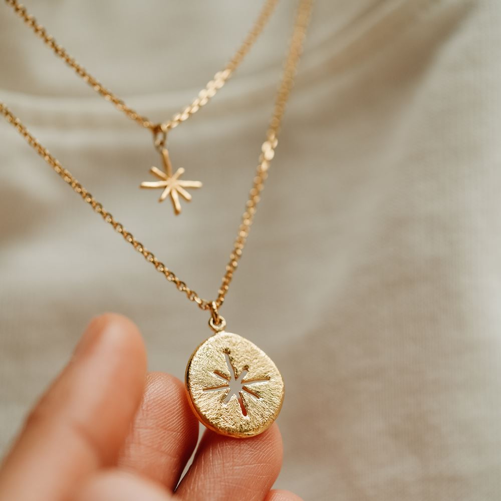 Necklace "Reliance" (gold plated)