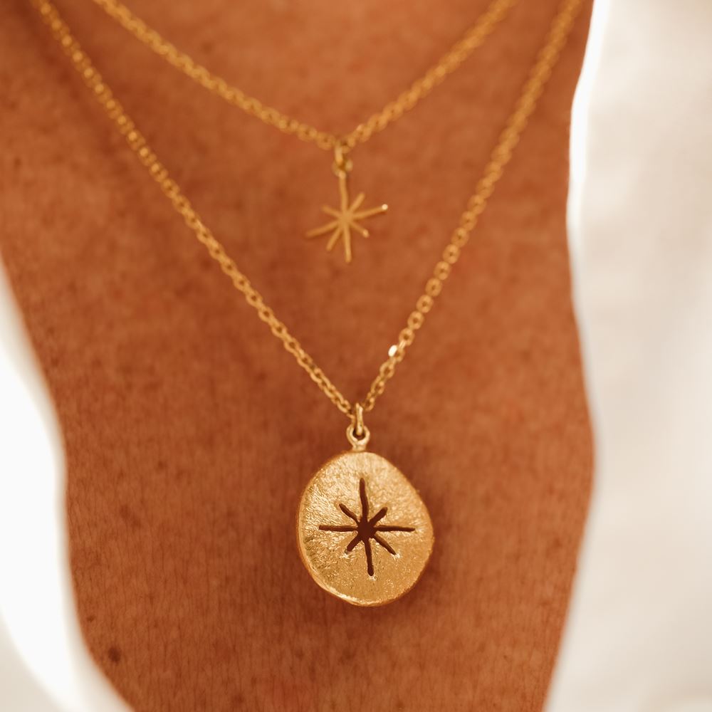 Necklace "Reliance" (gold plated)