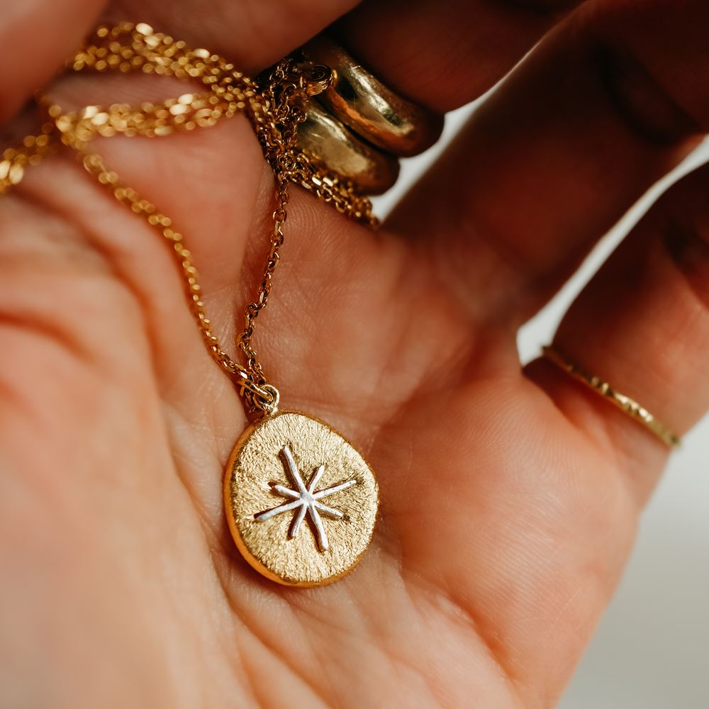 Necklace "Reliance" (18k gold)