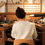 Necklace "Reliance" (18k gold)