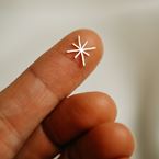 A little star of "Reliance" extra (silver 925)