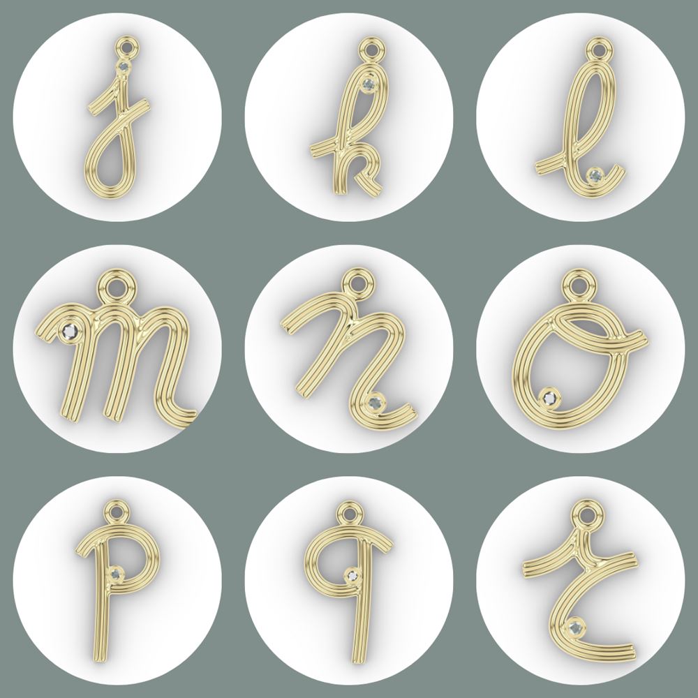 Hanger "Alphabet" (silver 925)