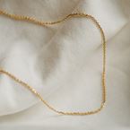 Simple necklace (gold plated)