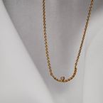 Necklace "La funambule" (gold plated)