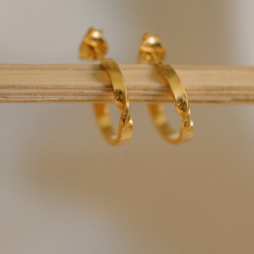 Mini creole Sacha (gold plated)