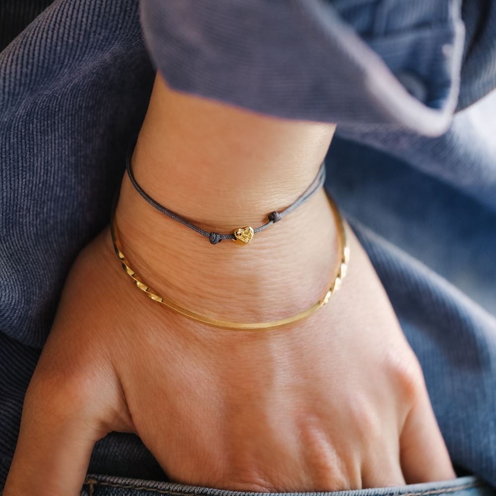 Bracelets "Le cordon" (gold plated)