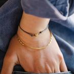 Bracelets "Le cordon" (gold plated)