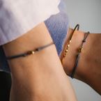 Bracelets "Le cordon" (gold plated)