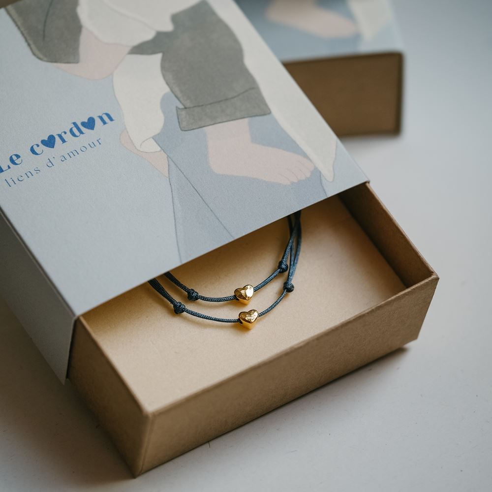 Bracelets "Le cordon" (gold plated)