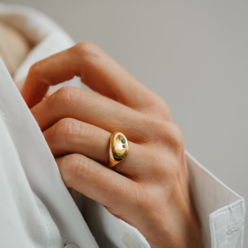 Ring "Tribu" (gold plated)
