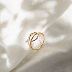 Ring Marie-Rose (gold plated)