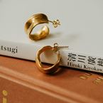 Creoles Meryl (gold plated)