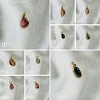 Pendant "La Singulière" tourmaline - pièce unique (18k gold)