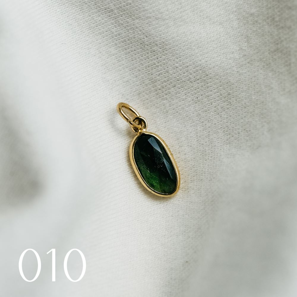 Pendant "La Singulière" tourmaline - pièce unique (18k gold)