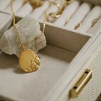 Necklace "La résiliente" (gold plated)