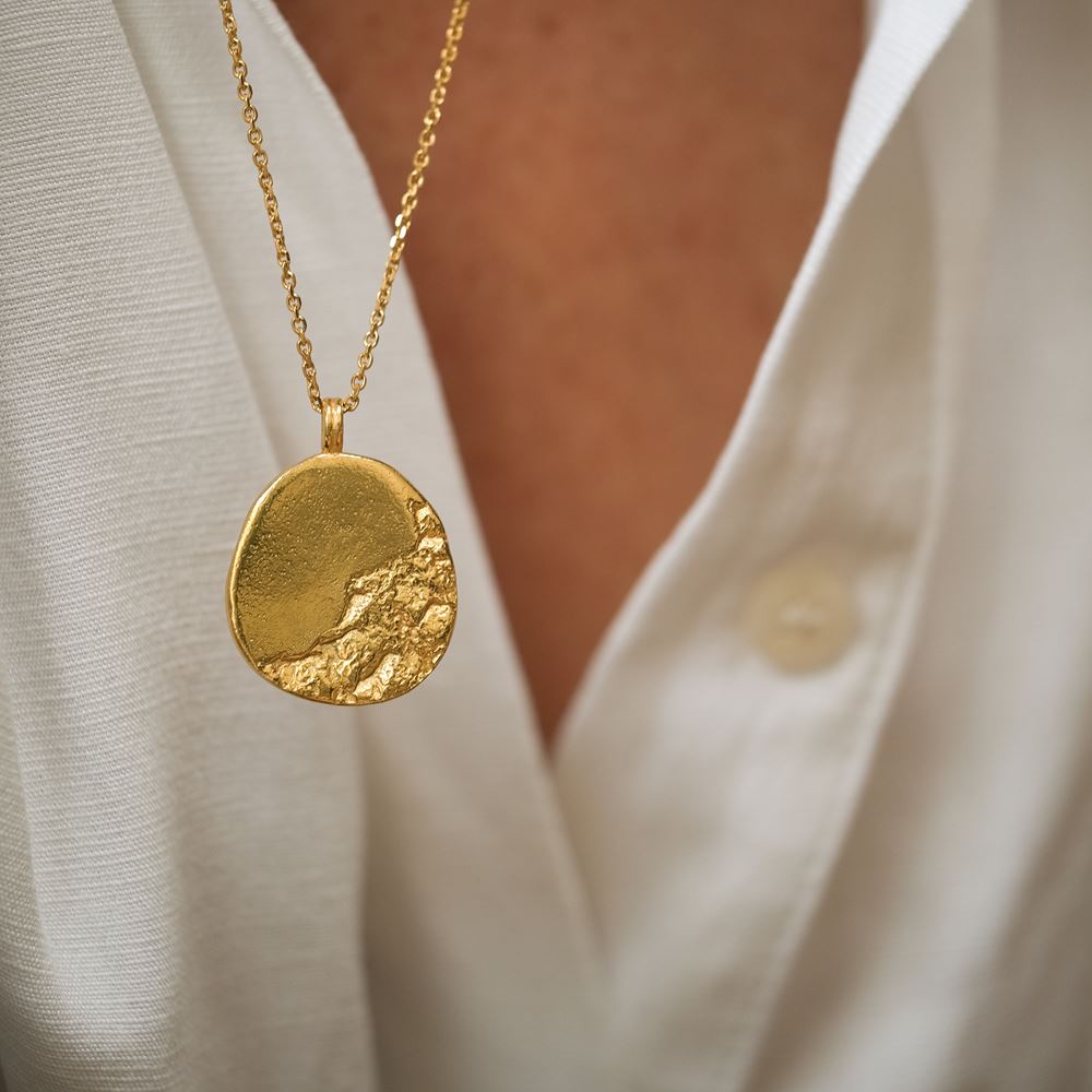 Necklace "La résiliente" (gold plated)