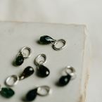 Green tourmaline (on eyelet)