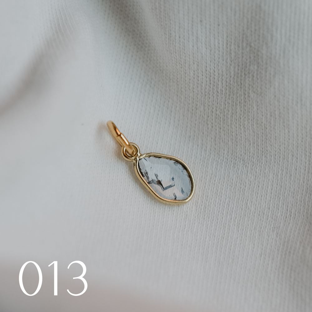Pendant "La Singulière" diamond - pièce unique (18k gold)