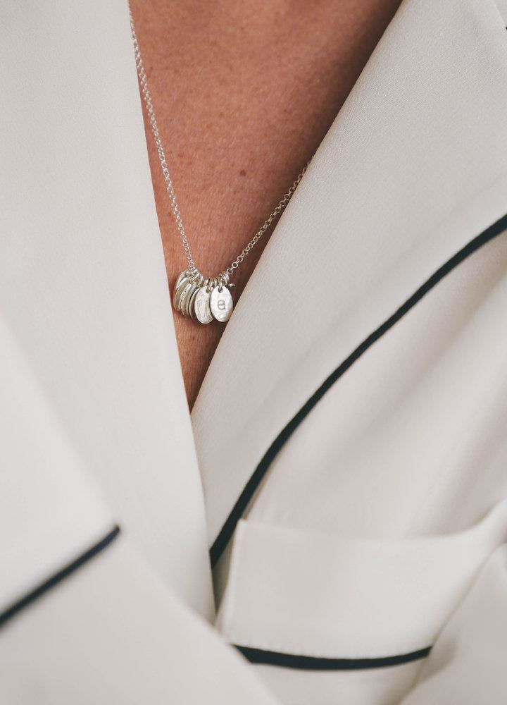 Necklace "Secret words" made to measure (silver 925)