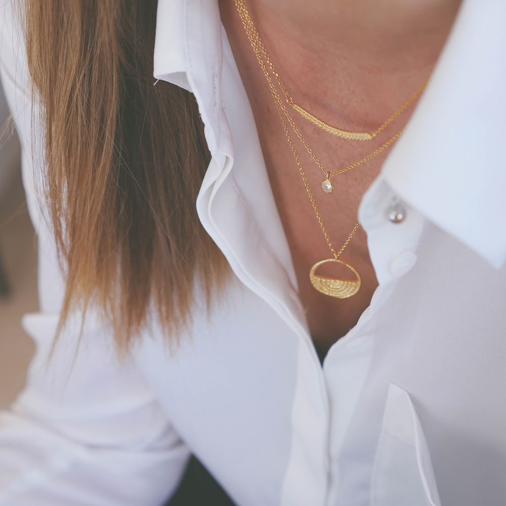 Necklace Hani (18 ct gold)