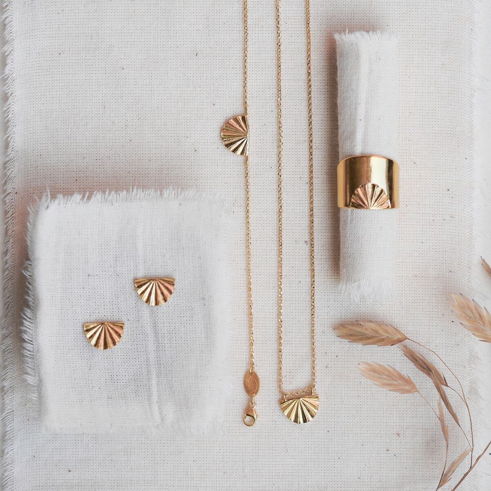 Necklace Céleste (gold plated)