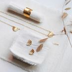 Earrings Céleste (gold plated)