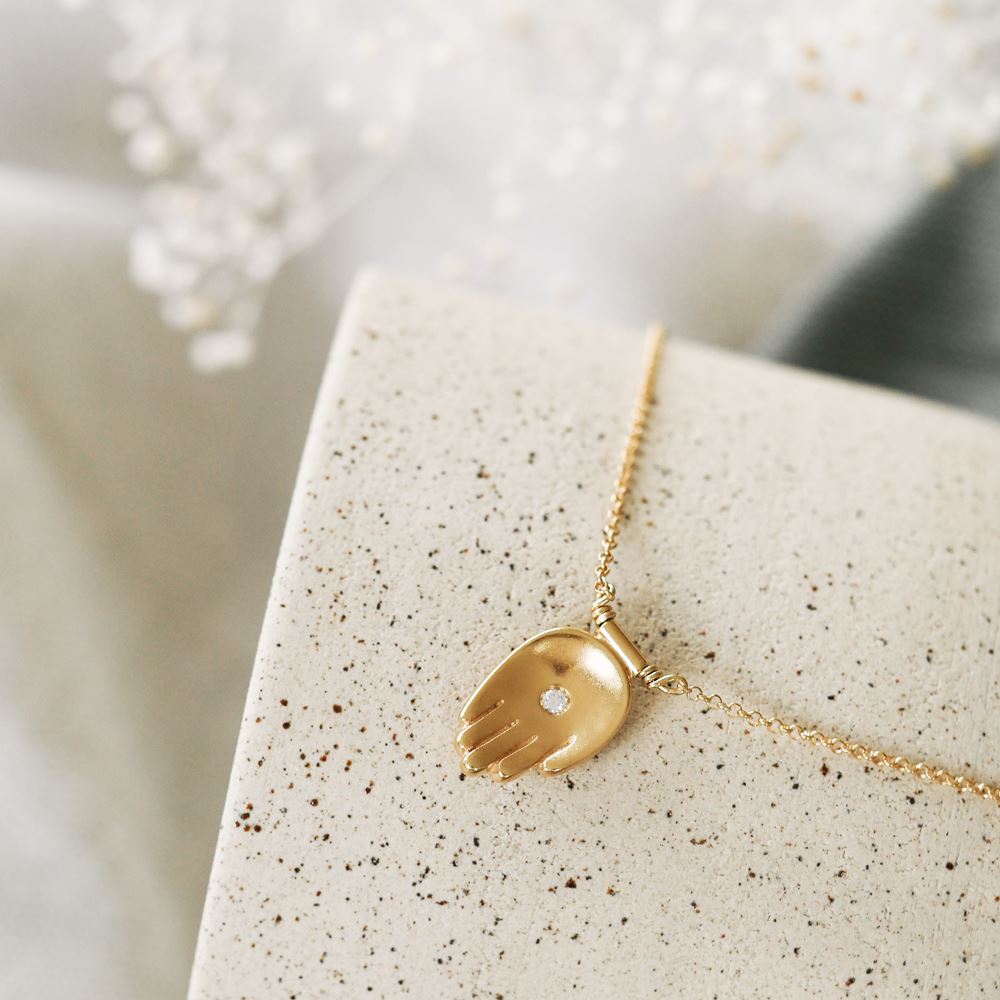 Necklace Éclaireuse (gold plated)