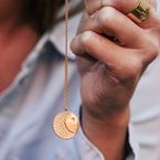 Necklace The tumbler (silver 925)