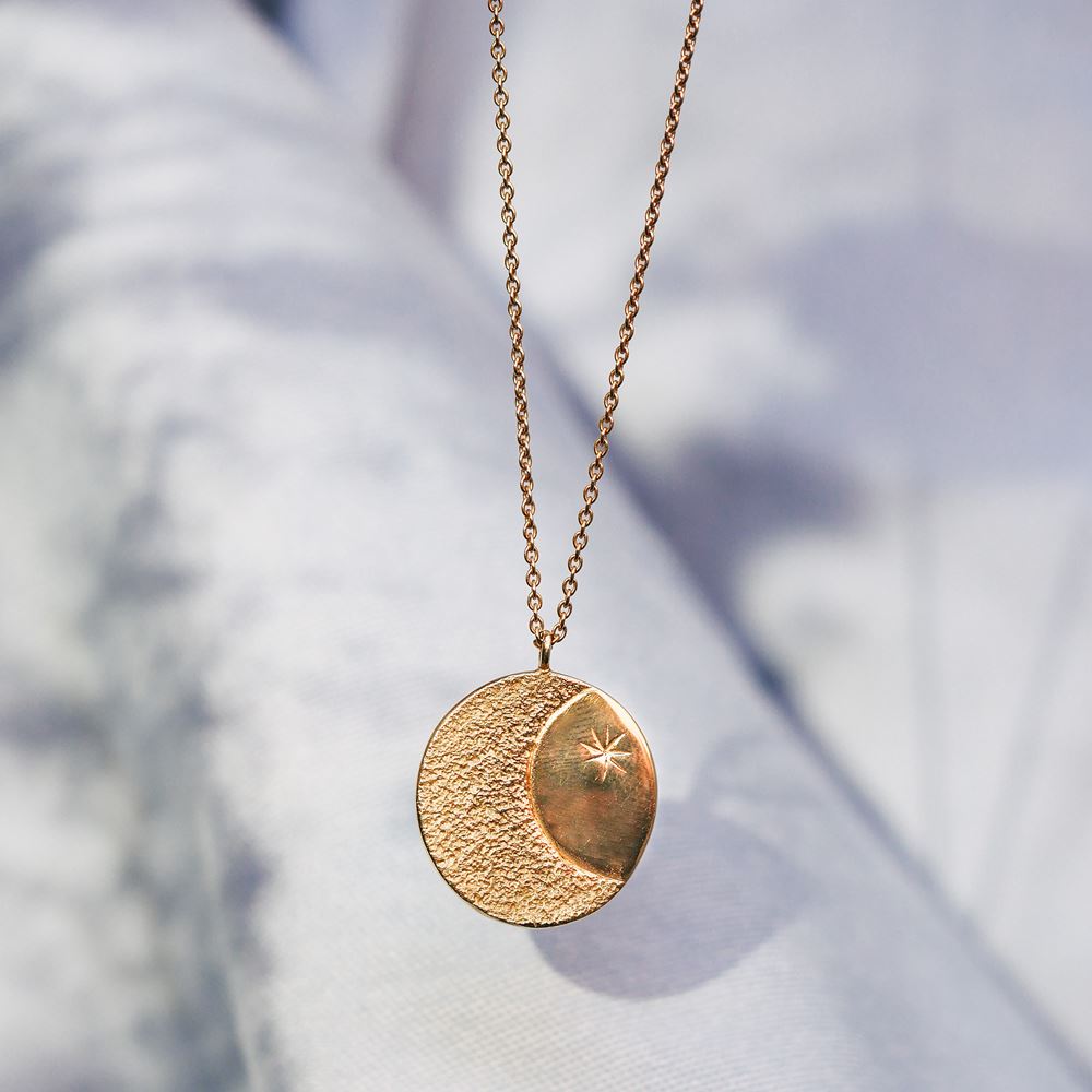 Necklace The tumbler (gold plated)