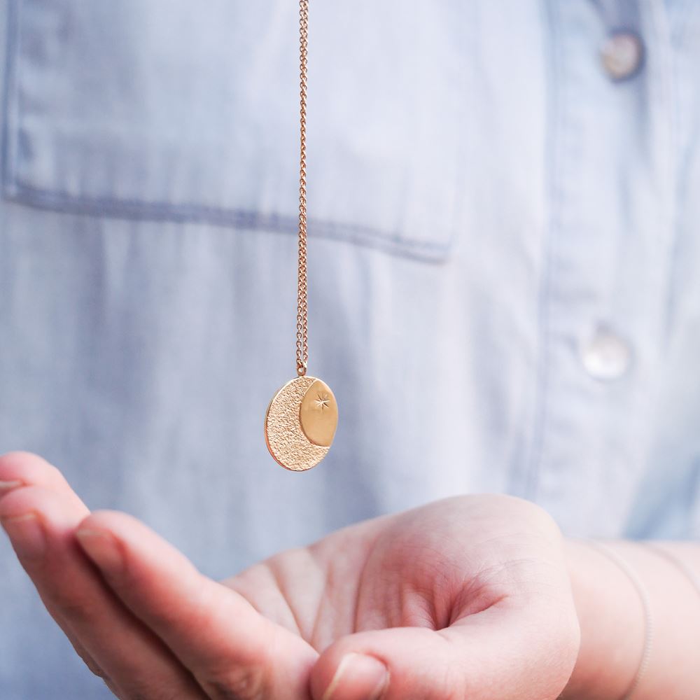 Necklace The tumbler (gold plated)