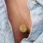 Necklace The tumbler (18k gold)