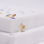 Mini Creole "Fée Clochette" (18ct gold)