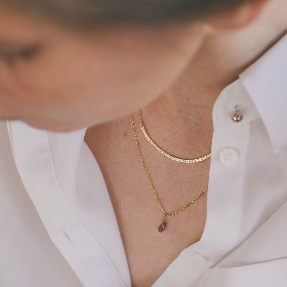 Necklace "Fée Clochette" (18ct gold)