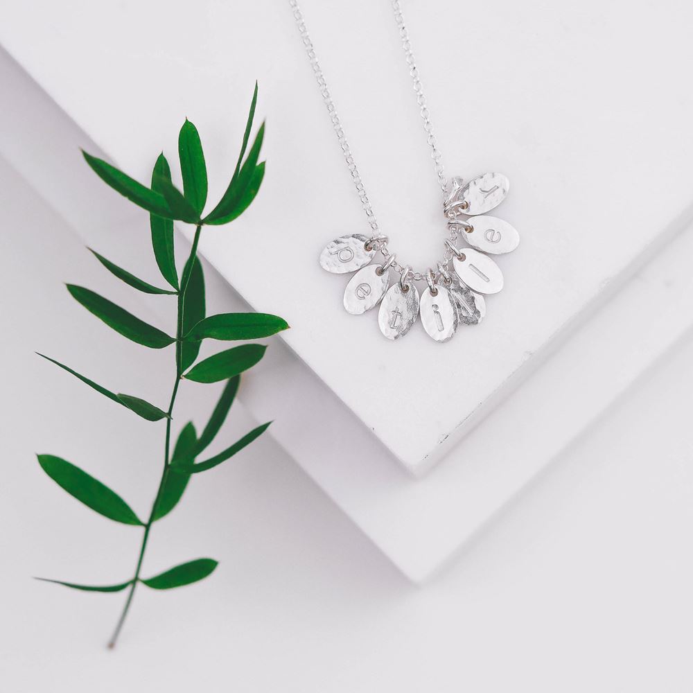 Necklace "Secret words" made to measure (silver 925)