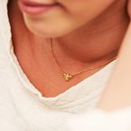 Short necklace Beekeeper (18k gold)