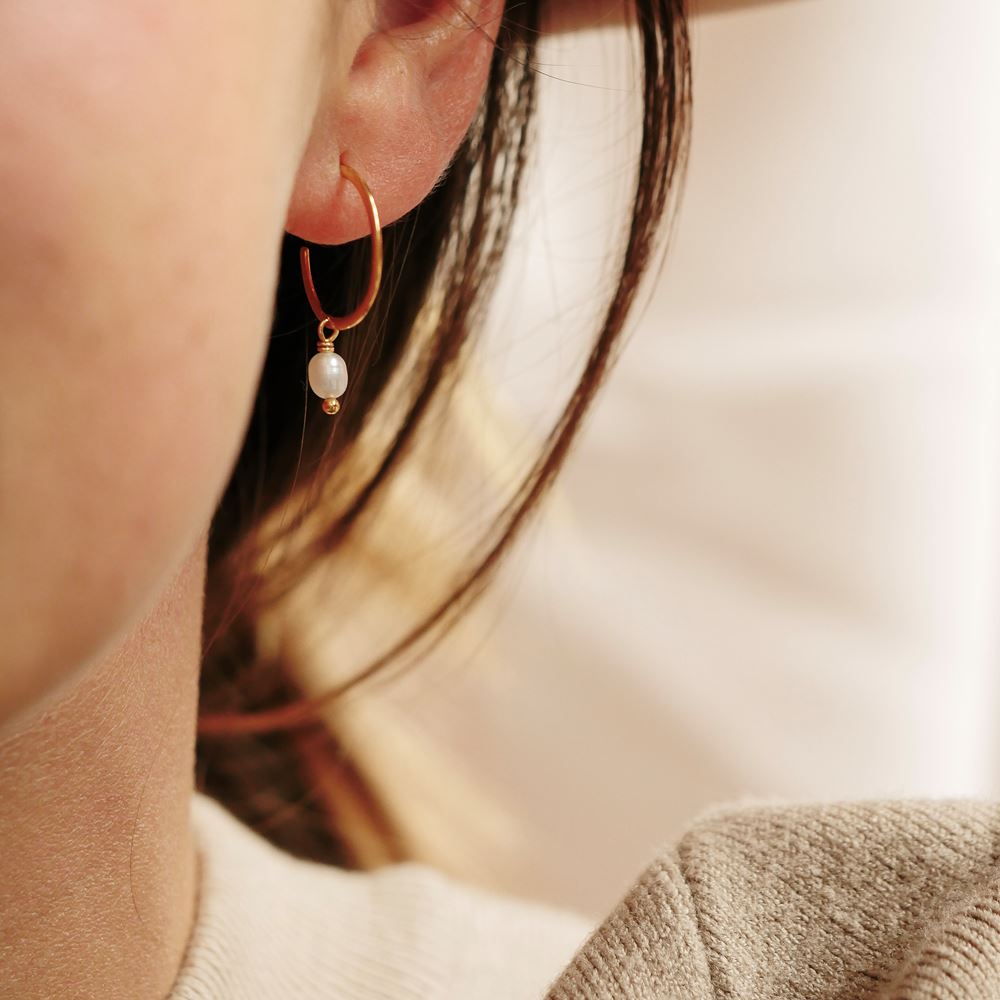 Creoles Ella (gold plated)