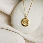 Necklace Daisy (gold plated)