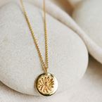 Necklace Daisy (gold plated)