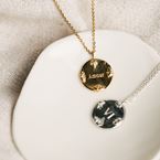 Necklace "Impression" n°1 (gold plated)