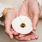 Necklace "Impression" n°2 (gold plated)