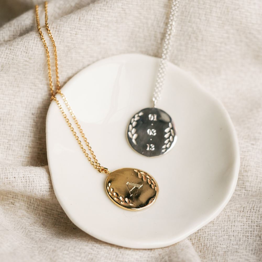 Necklace "Impression" n°2 (gold plated)