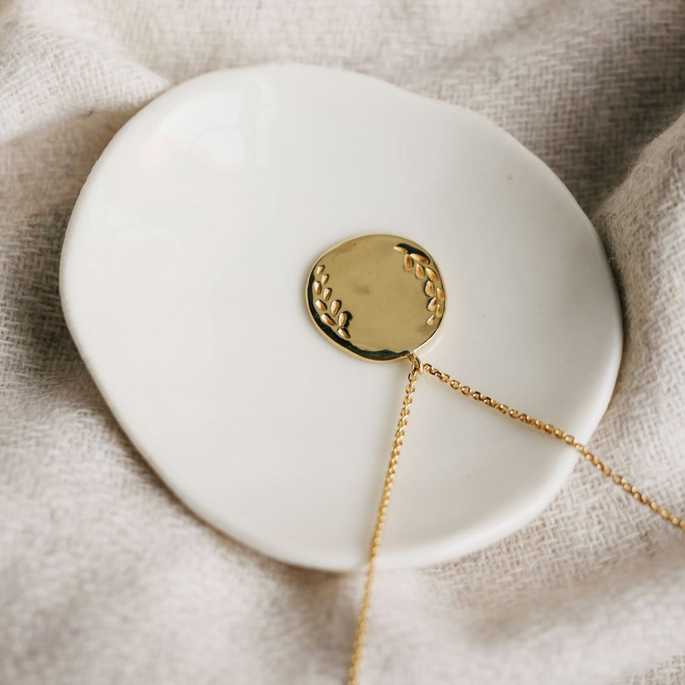 Necklace "Impression" n°2 (gold plated)